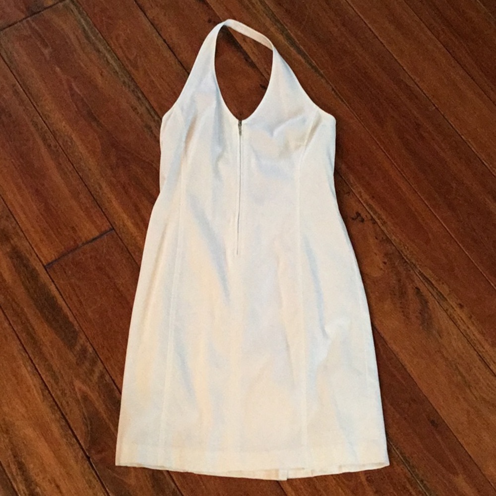 Textured Ralph Lauren white dress